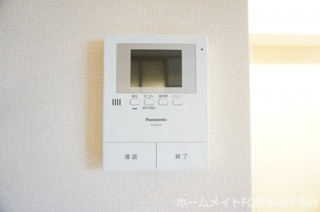 熊本市中央区帯山２丁目のアパートのセキュリティ