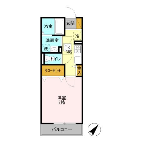 コスモ・ヒロセの間取り