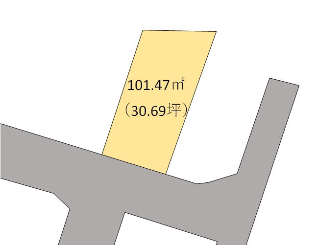 和歌山市川辺・土地・124013の区画図