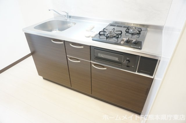 熊本市東区神水本町の賃貸マンションのキッチン
