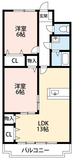 【間取り】 | ドミールＴＦ