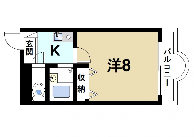 奈良アサカハイツの間取り|使い易い人気の間取り