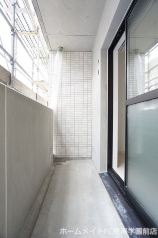 熊本市西区島崎５丁目の賃貸マンションのバルコニー