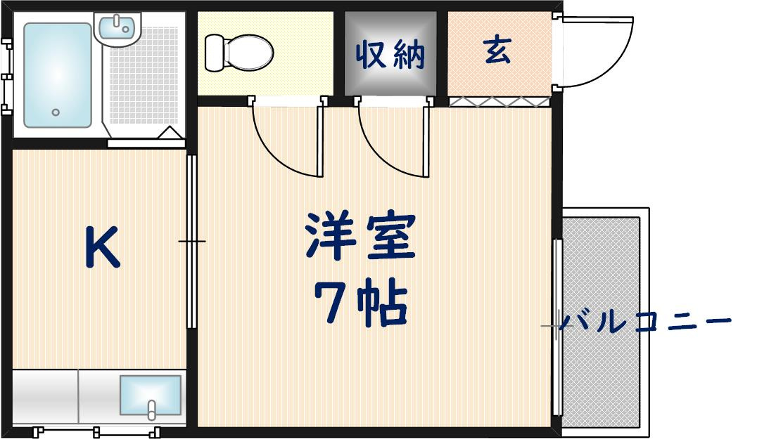 プラザハピネス小若江の間取り
