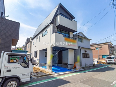 【前面道路含む現地写真】 | 葛飾区東金町4丁目　全１棟