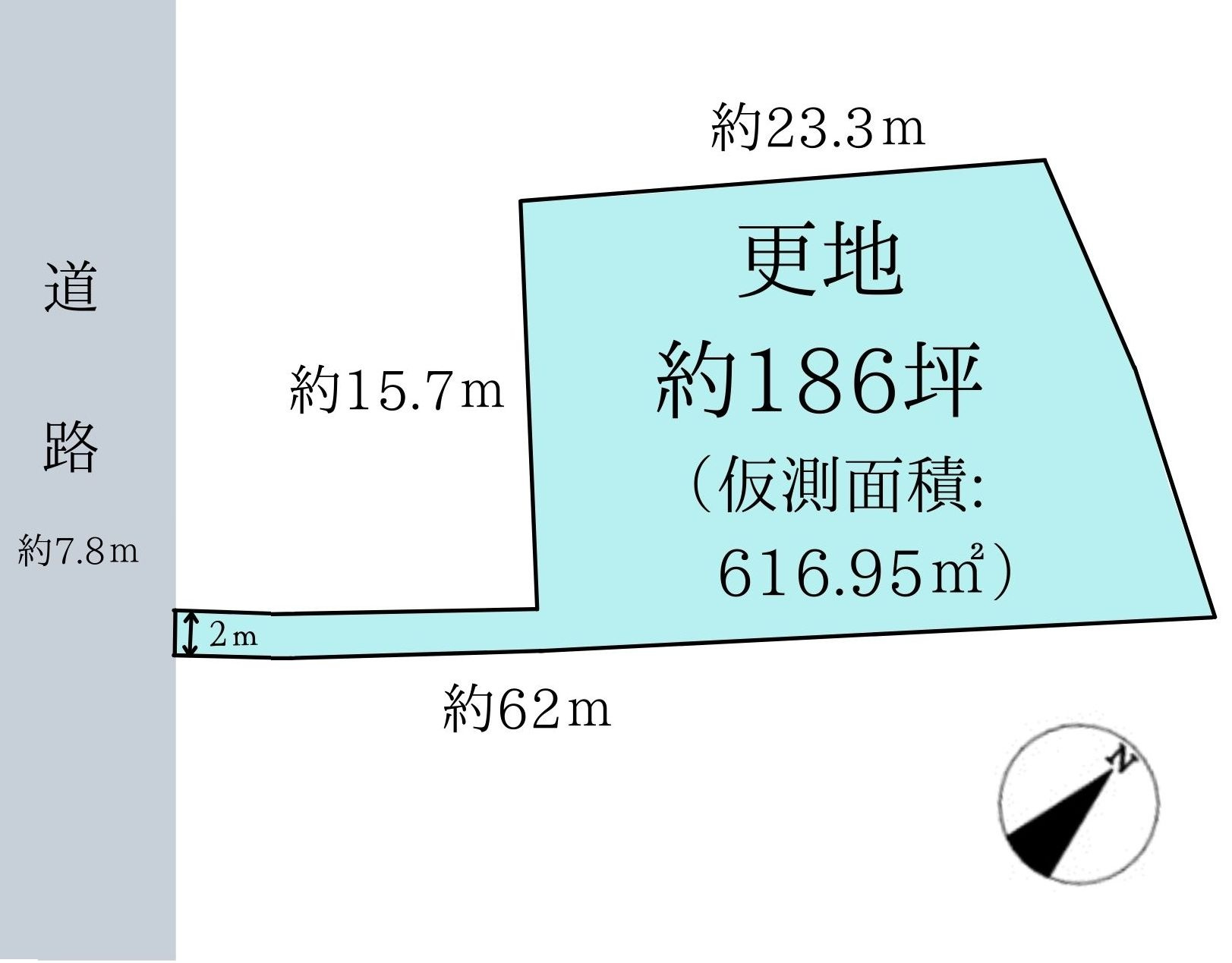忠岡町忠岡北２丁目　土地の土地図