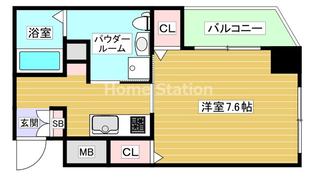 【間取り】 | パレス東洋福島館