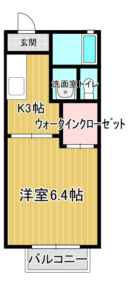 【間取り】 | シャーメゾンユタニA棟 | 間取りです
