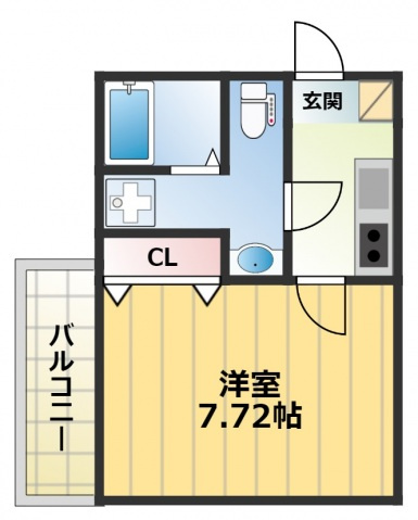 ドゥエリング神路の間取り