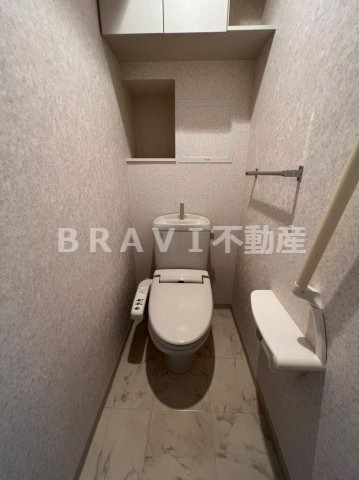 アリス・マナーガーデン谷町　BRAVI不動産のトイレ|【アリス・マナーガーデン谷町】トイレもきれいです