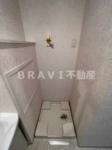 アリス・マナーガーデン谷町　BRAVI不動産の洗面所|【アリス・マナーガーデン谷町】洗濯機置き場