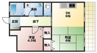 【間取り】 | 住吉パレス