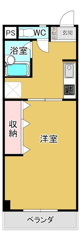 ハイライフ花中の間取り