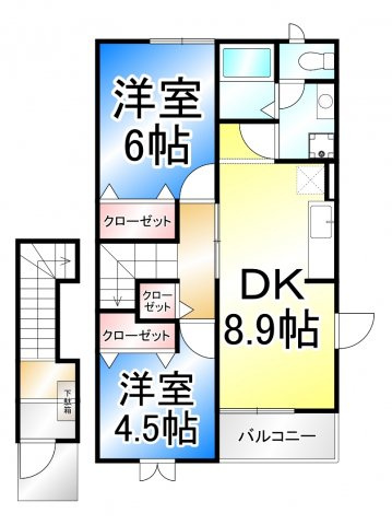 カーサ・ティンブレの間取り