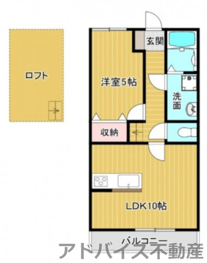 広川426ガーデンシティの間取り