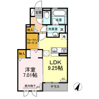 【間取り】 | サニープレイス十一屋A棟