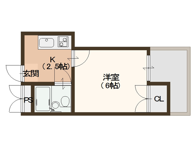【間取り】 | シャトーリヨン