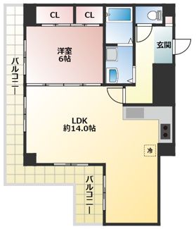【間取り】 | ルモンド兵庫