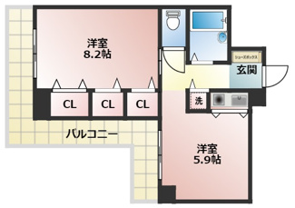 【間取り】 | ルモンド兵庫