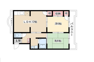 【間取り】 | 愛知県海部郡大治町大字東條字砂島一棟マンション