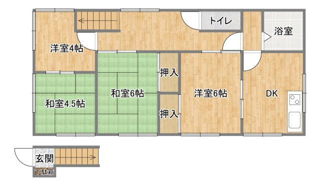 赤津　善宣戸建Ⅱの間取り