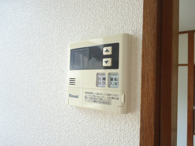 【浴室】 | コーポ赤木B | 給湯パネル　※反転・イメージ使用
