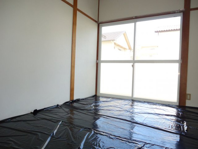 【寝室】 | コーポ赤木B | 和室4.5帖　※反転・イメージ使用