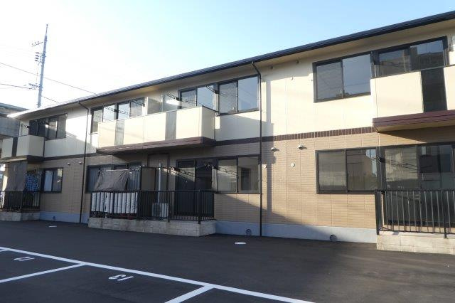 倉敷市茶屋町のアパートの外観