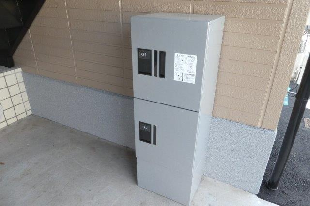 倉敷市茶屋町のアパートのその他共用部分|宅配ボックス完備。