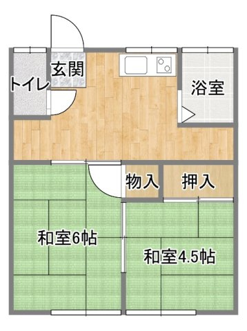 三崎ハイツの間取り