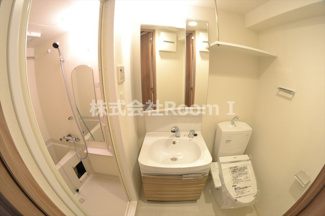 【洗面所】 | プレサンス松屋町グレース | スペースが確保できる洗面所です