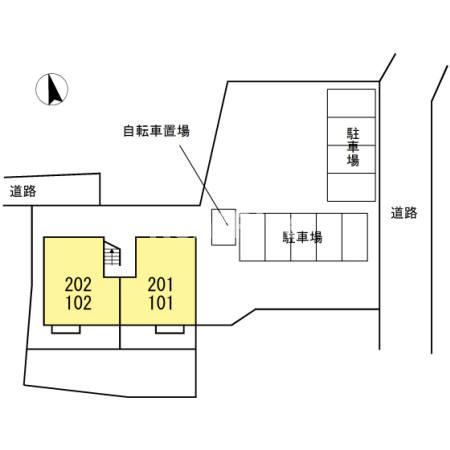 カトル・セゾンの区画図