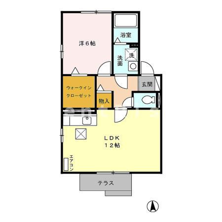 エスポワール Ａの間取り