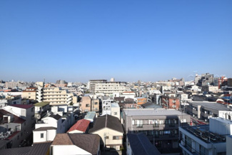 【展望】 | 物件のお問い合わせは、 ０１２０－７００－９６８までお気軽にどうぞ！
バルコニーからの眺望　街並み一望
