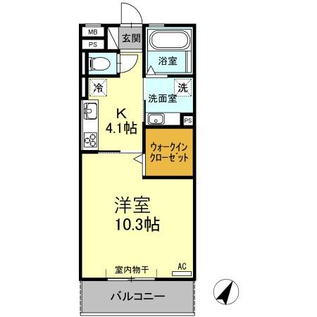 ＴＨＥ　ＦＩＲＳＴ　　刈谷市の賃貸ならクラスホーム刈谷店の間取り