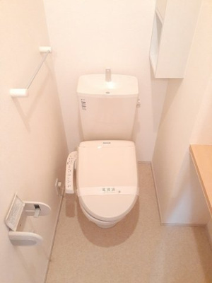 【トイレ】 | オアシス　Ｂ | 落ち着いたトイレです
