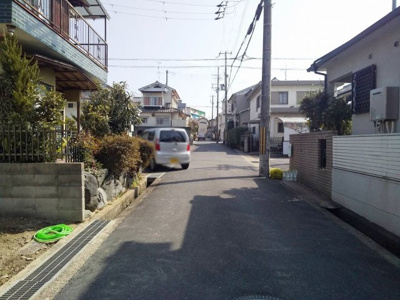 【前面道路含む現地写真】 | 城陽市寺田林ノ口　新築戸建