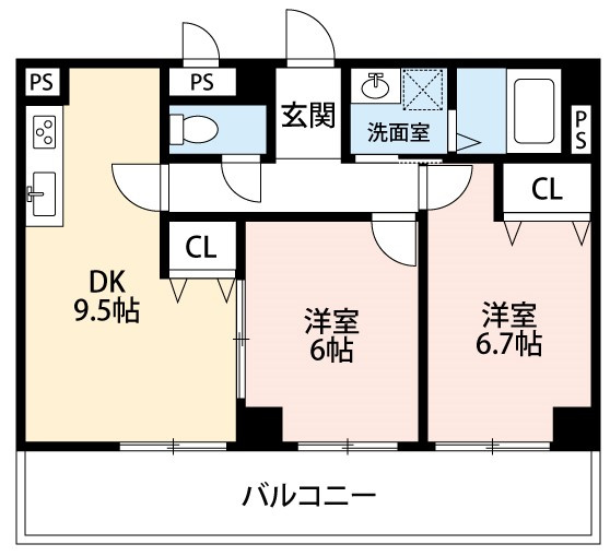 【間取り】 | ロイヤル寿