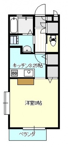 メルベイユ・エスパスBの間取り