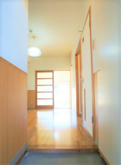 シャトレ東合川の玄関|ゆったりとした玄関です