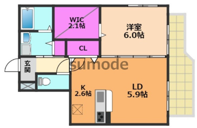 【間取り】 | エスポワールセゾン