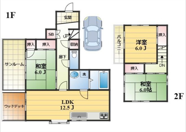 【間取り】 | 四街道市大日貸家
