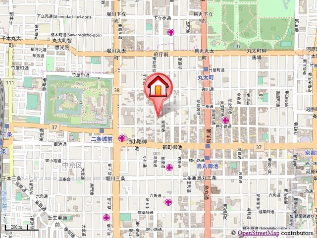 ルミエール西洞院の地図
