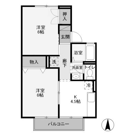 【間取り】 | ポラール B