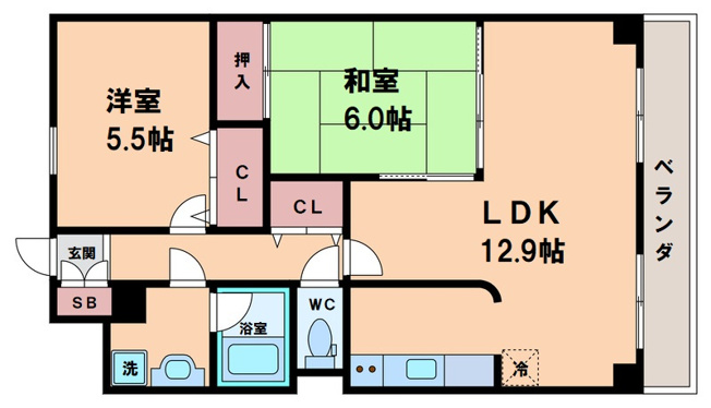 【間取り】 | アイシャレー長居公園