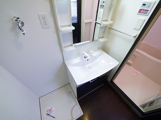 グランディール三条の洗面所