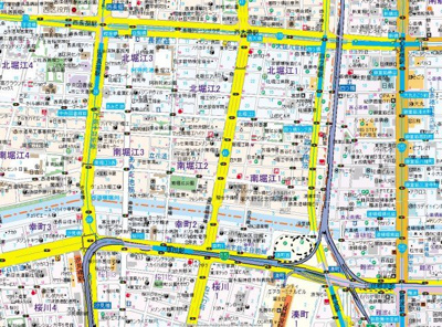 【地図】 | プレサンス南堀江ザ・センス