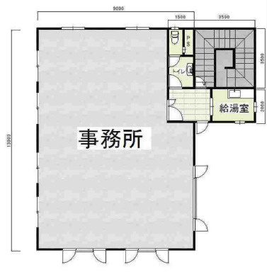 堺市中区毛穴町　貸店舗　物件番号：177221の間取り