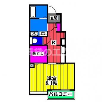 【間取り】 | サンローラ・Ｔ | サンローラ・Ｔの間取り