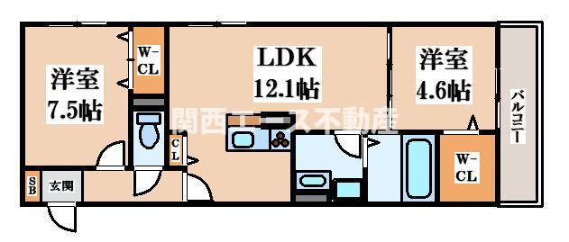 【間取り】 | アークグレイス源氏ケ丘